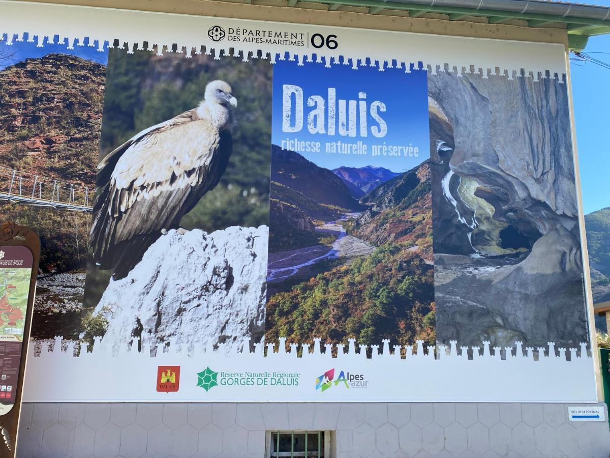 Gite De La Fontaine Gorges De Daluis Eksteriør bilde
